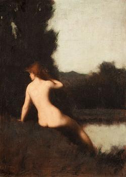 Jean-Jacques Henner : a bather